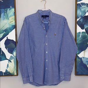 Ralph Lauren Men’s Button Down Shirt Check Large